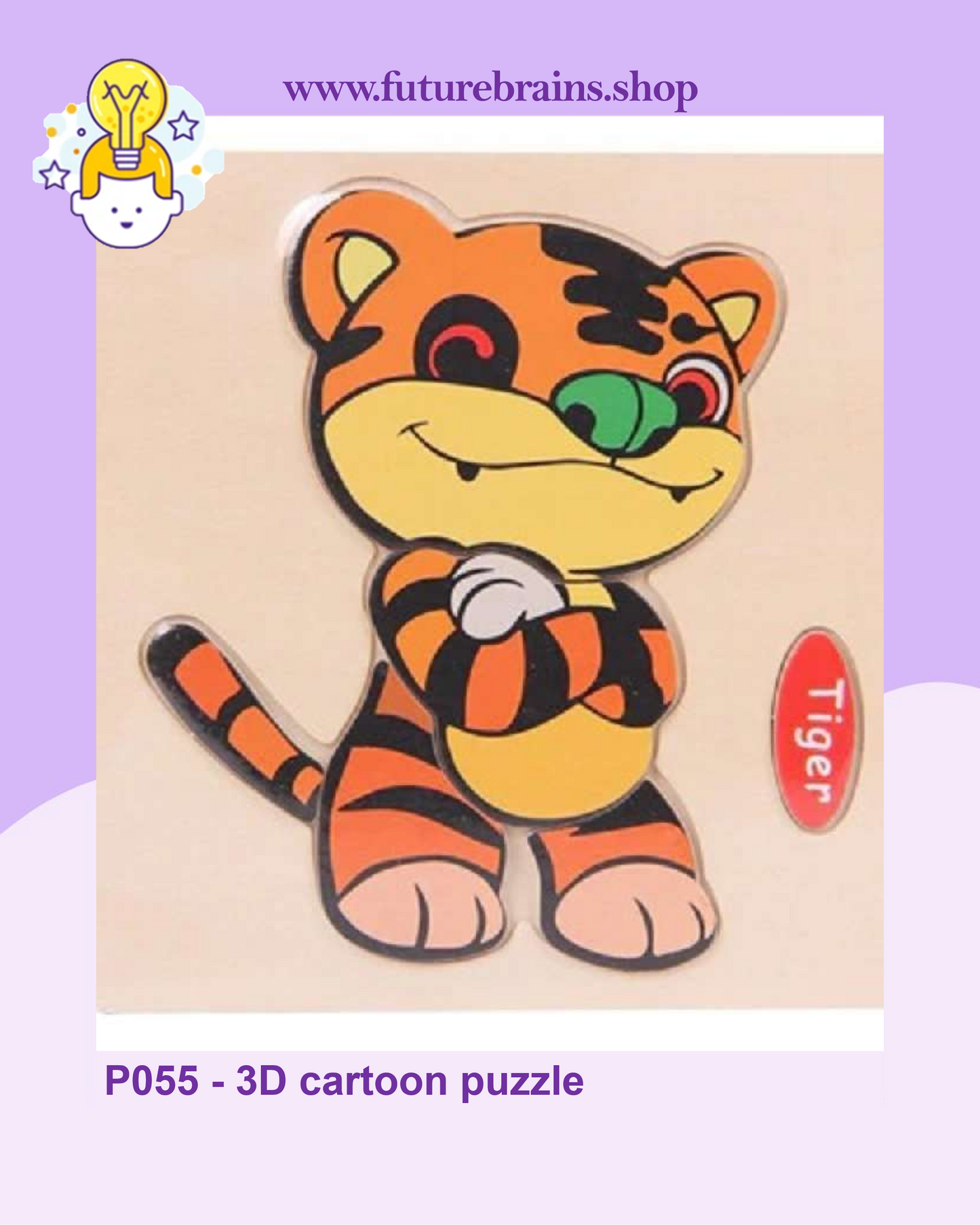 P055 - 3D cartoon puzzle (buy 5 for 4$)