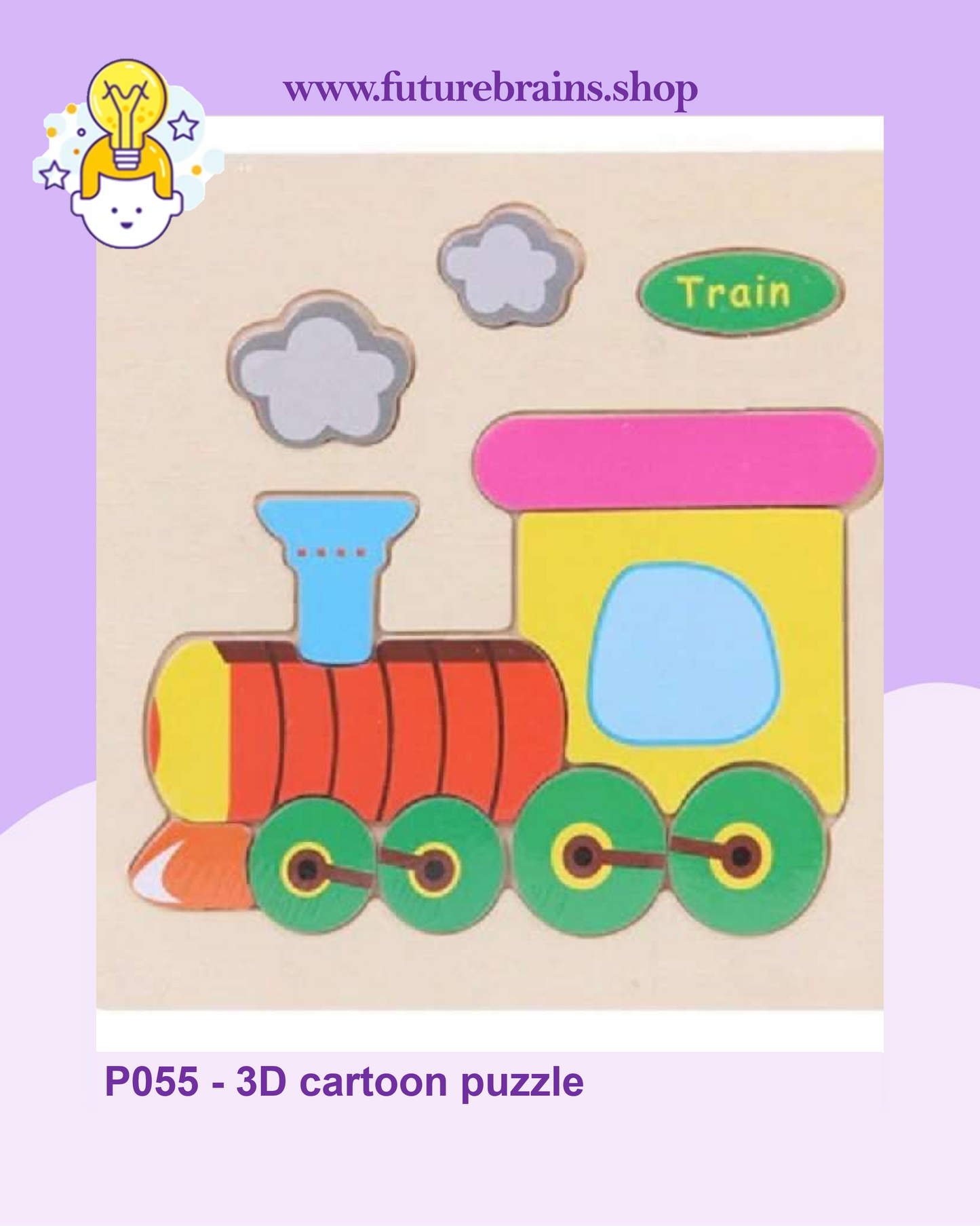 P055 - 3D cartoon puzzle (buy 5 for 4$)