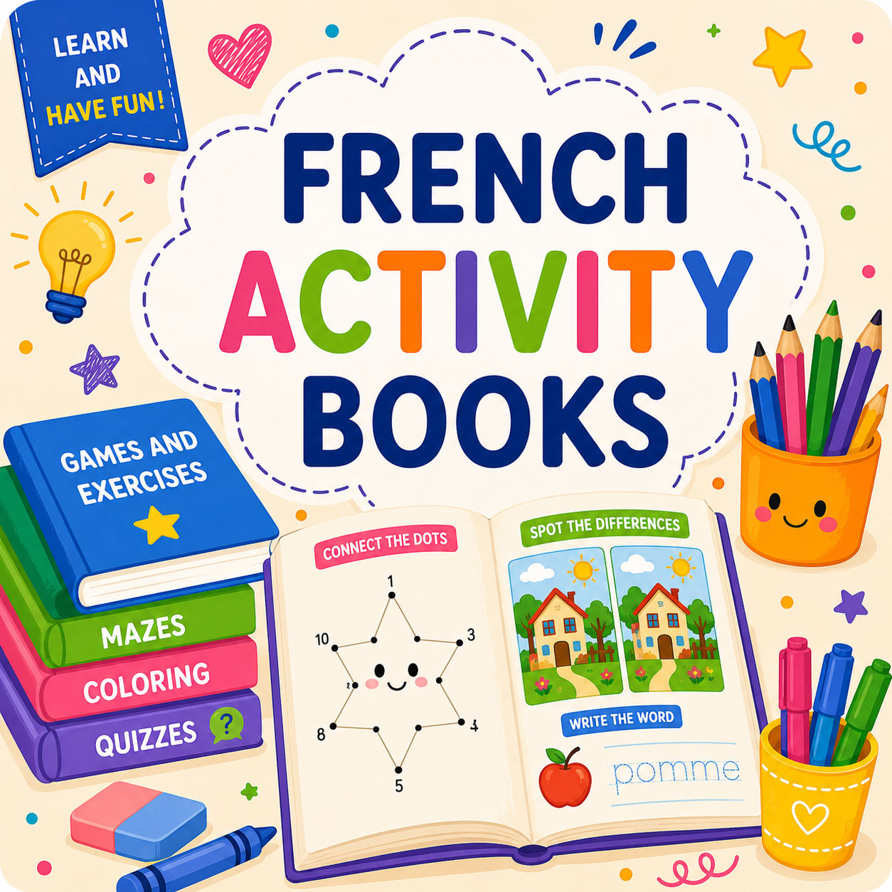 French Activity Books