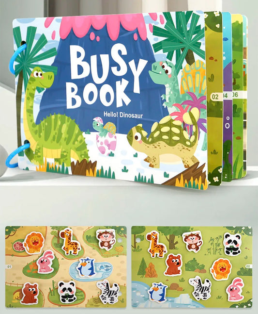 A398 - Hello dinosaur - busy book