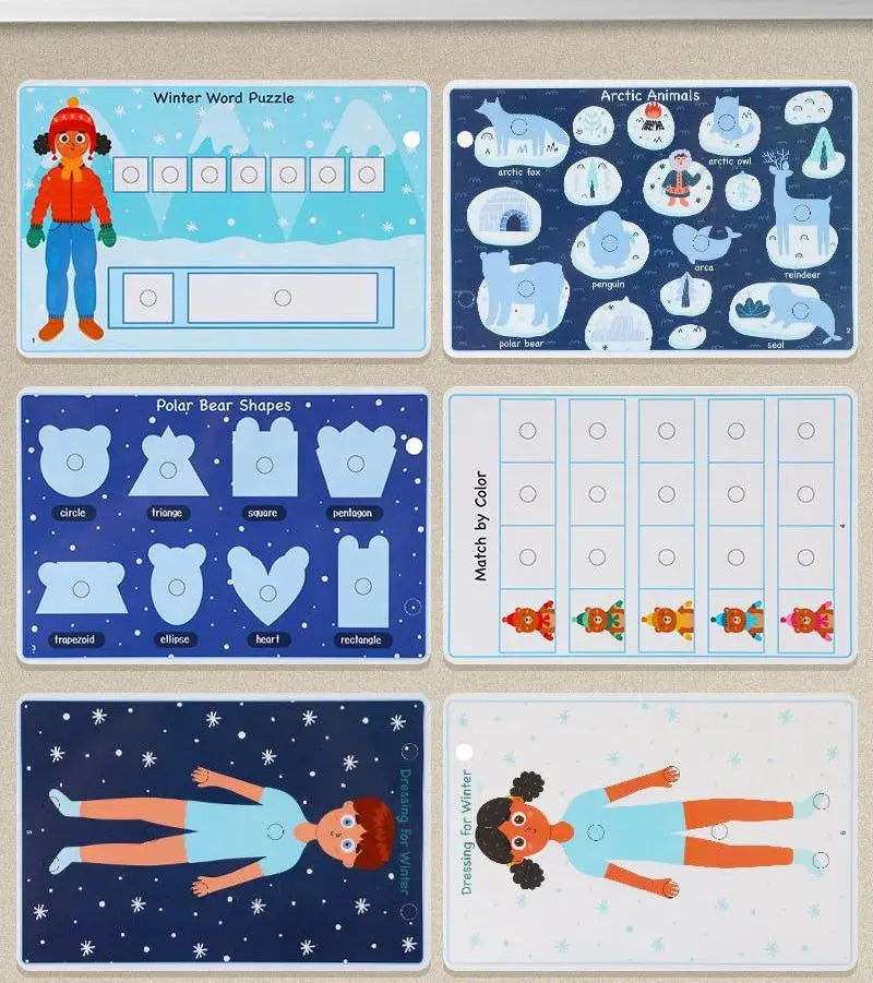 A016 - Winter busy book