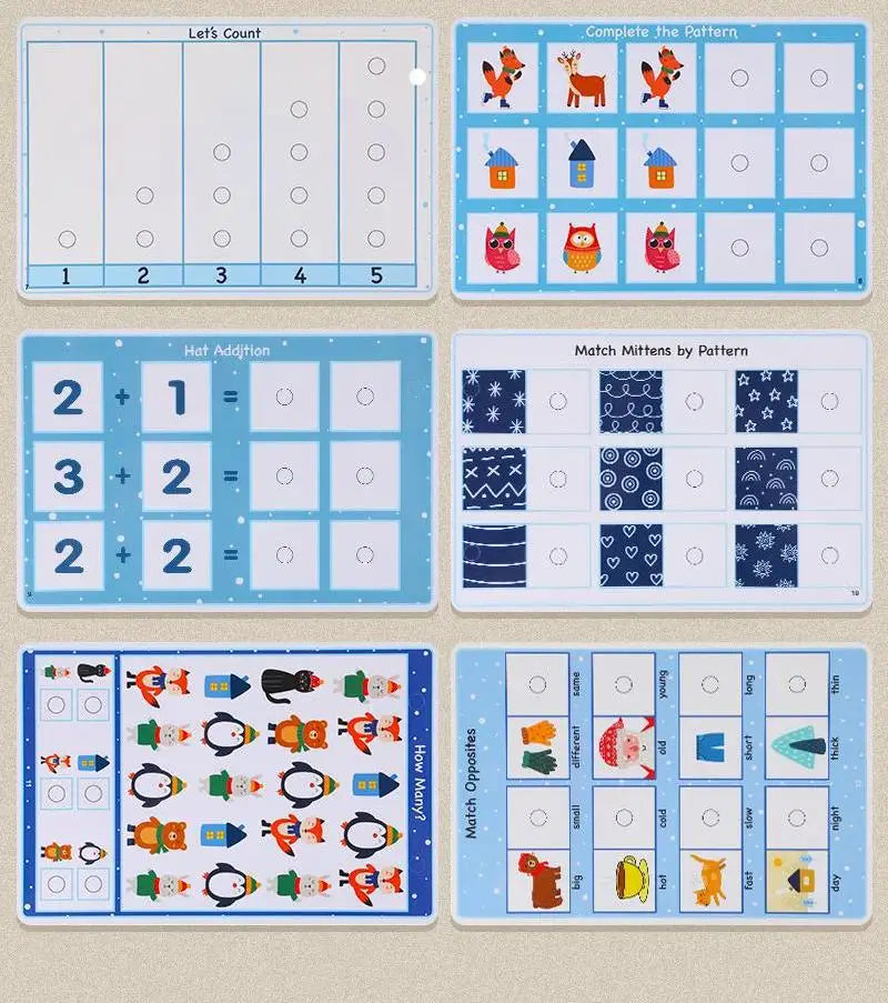 A016 - Winter busy book