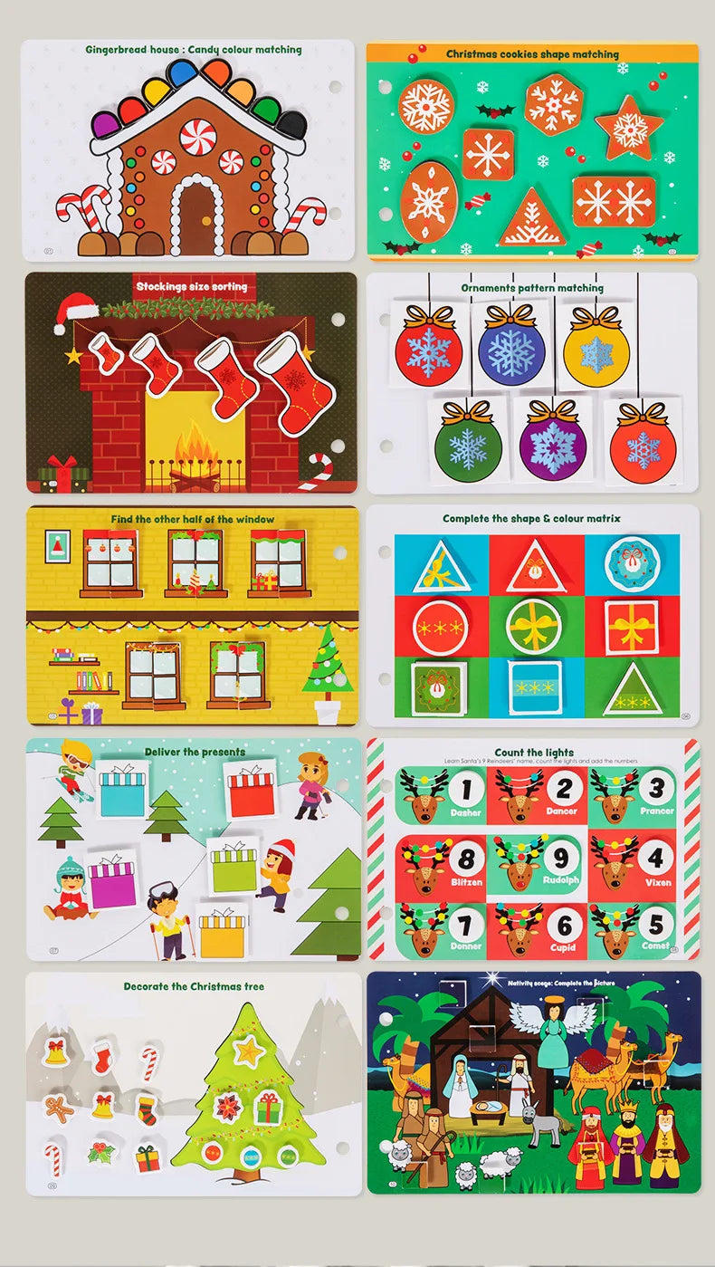 A017 - Christmas busy book