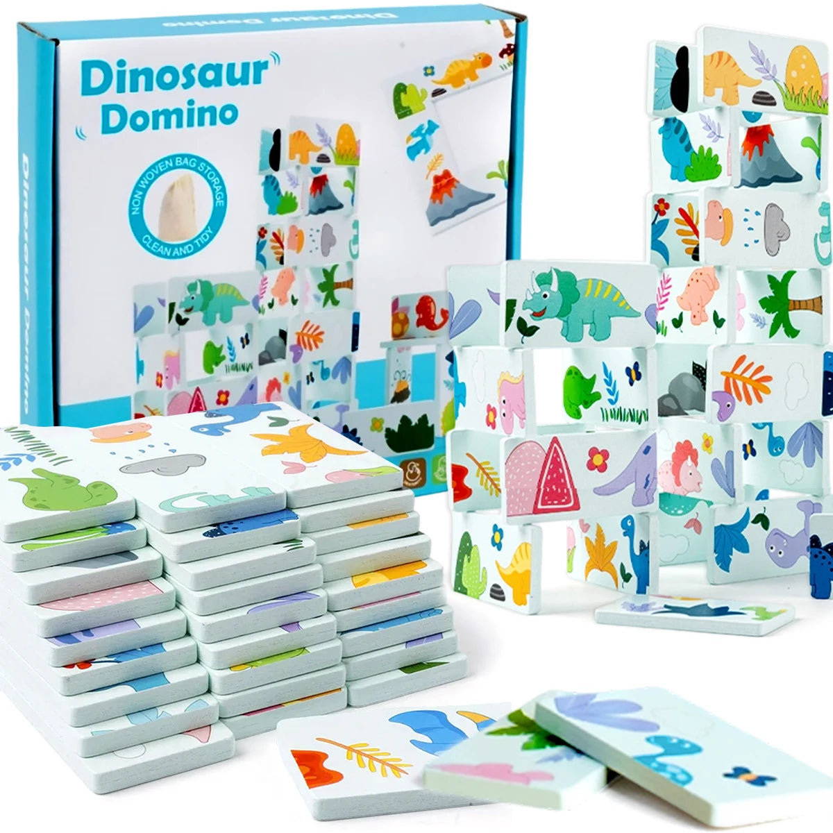 G001 - Dinosaur domino