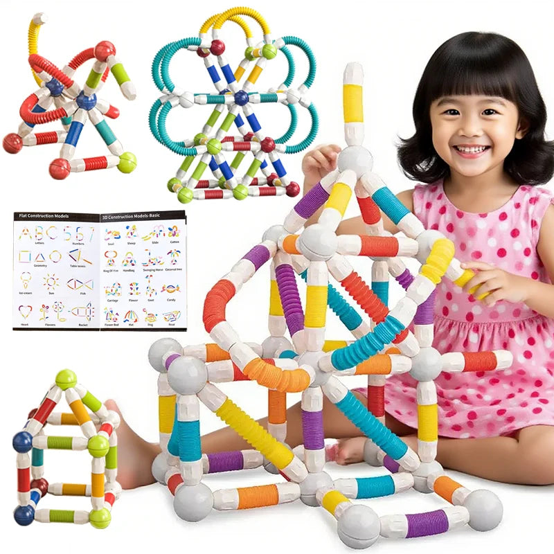 Flexible magnetic tube block