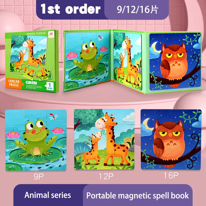 P013 - 3 in 1 Magnetic Leveled Puzzle