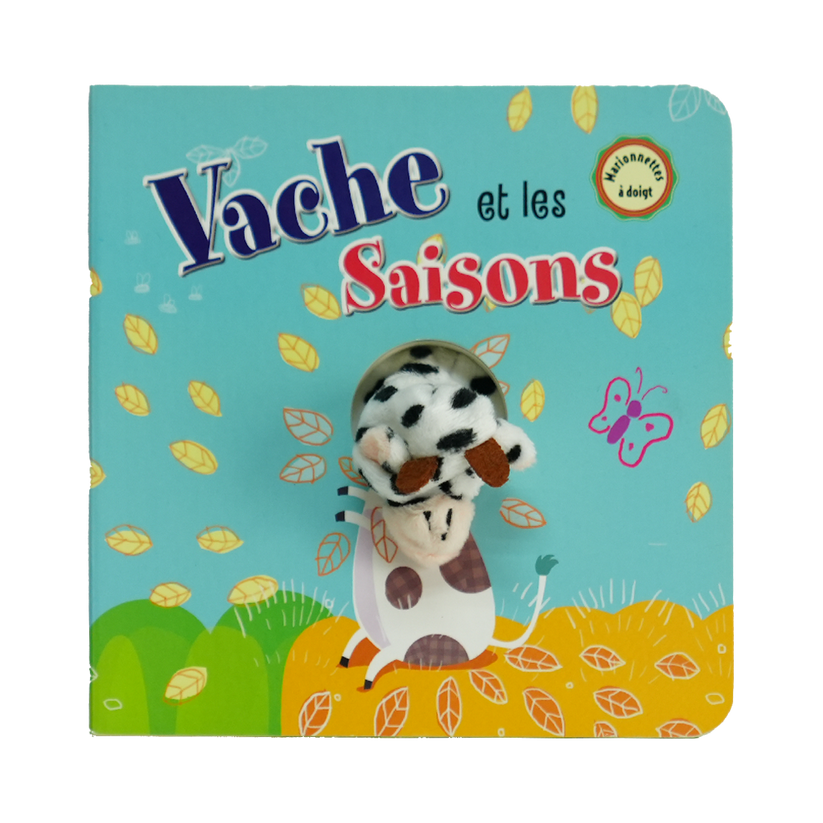 S205 - Marionnettes A Doigt Vache Et Les Saisons