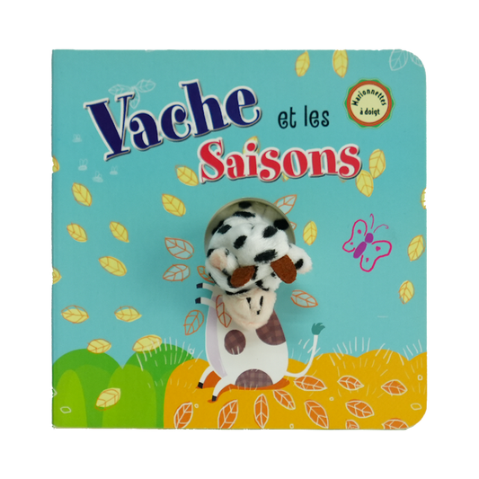 S205 - Marionnettes A Doigt Vache Et Les Saisons