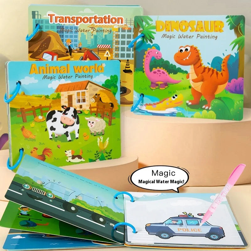 C002 - Magic Water Painting with Tracing & Stickers