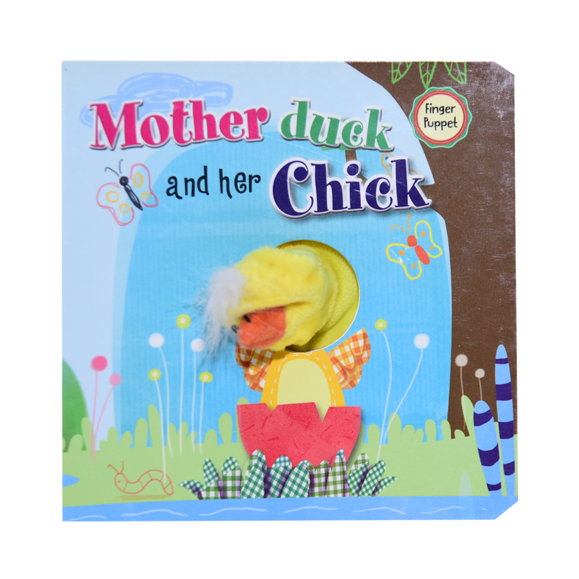 S076 - Finger Pupet Book Mother Duck And Her Chick