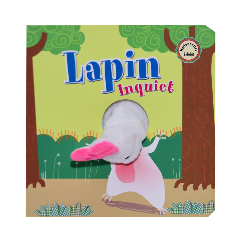 S207 - Marionnettes A Doigt Lapin Inquiet