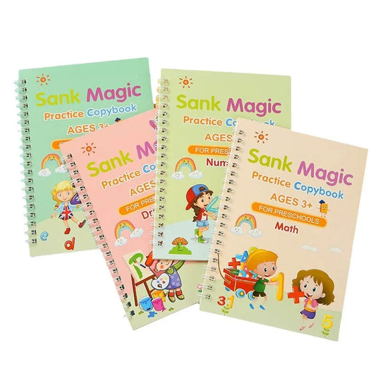 A429 - Magic practice copybook for preschools (set of 4 books)