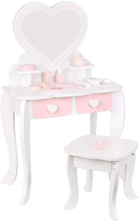 M260 - White and Pink dressing table 82 x 48 cm (FREE DELIVERY)