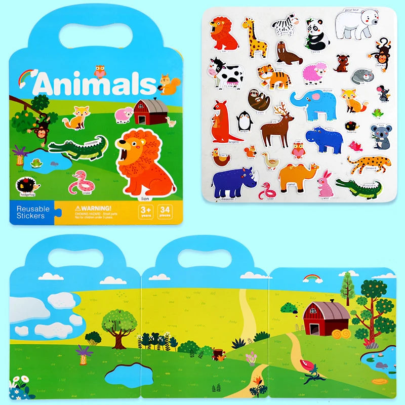 A010 - Reusable stickers book