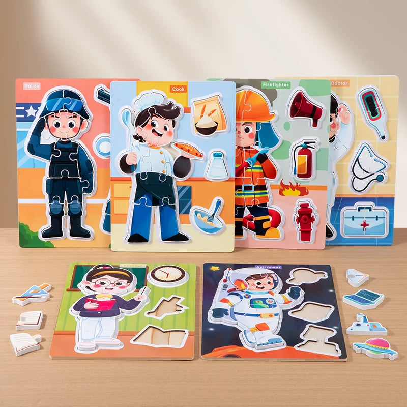 P014 - Jobs 3D Wooden Puzzle