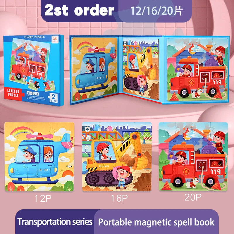 P013 - 3 in 1 Magnetic Leveled Puzzle