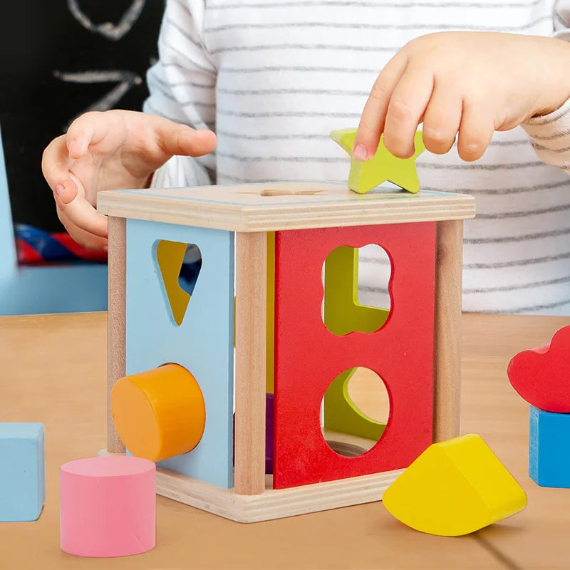 M353 - Wooden shape sorter