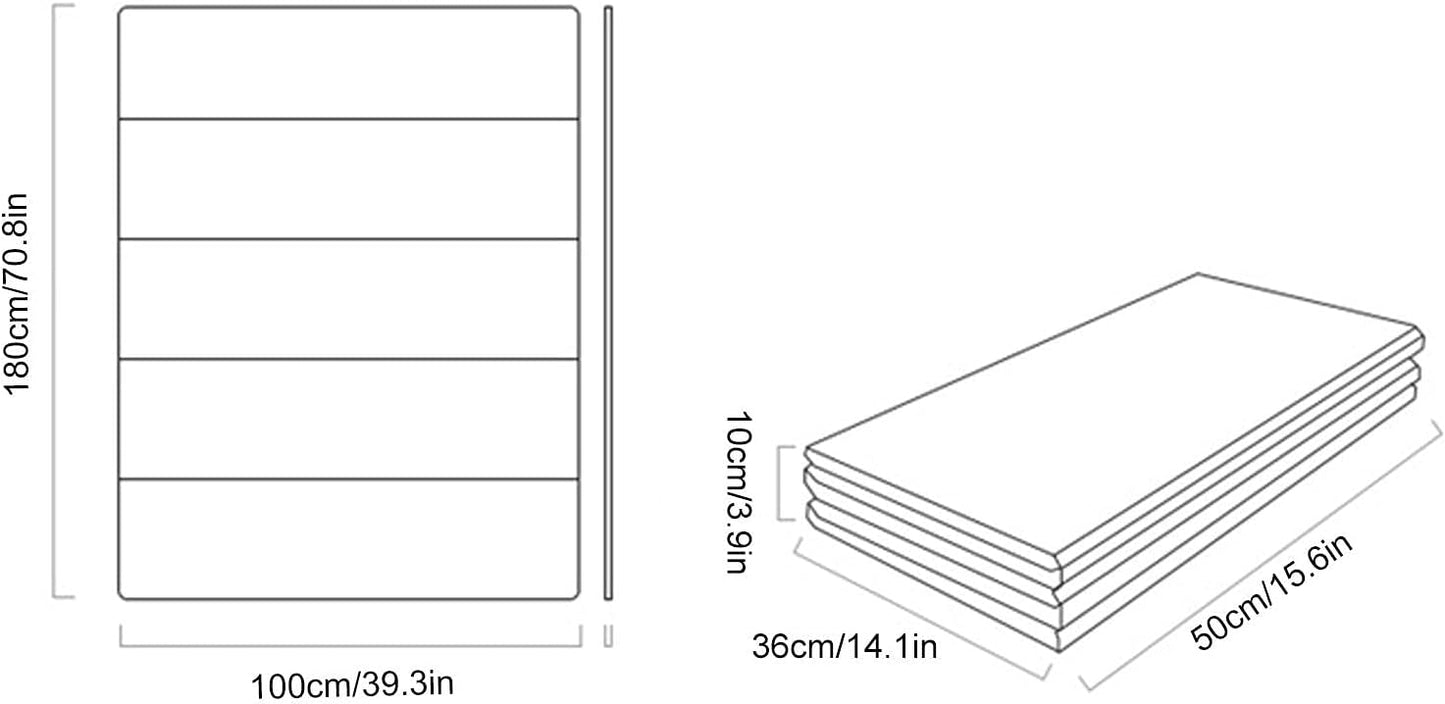 X053 - Foldable mat 180 x 100 cm