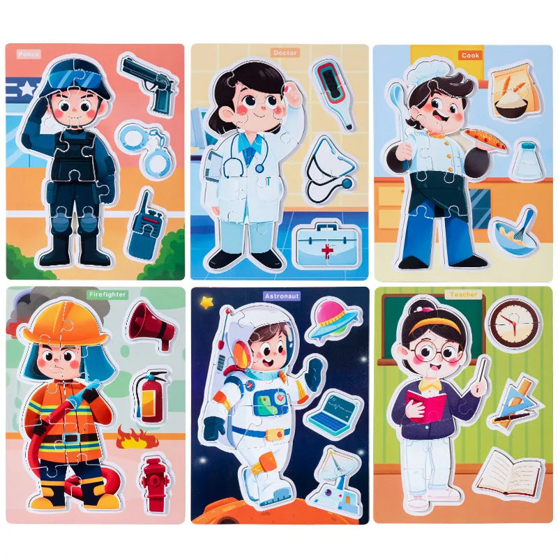 P014 - Jobs 3D Wooden Puzzle
