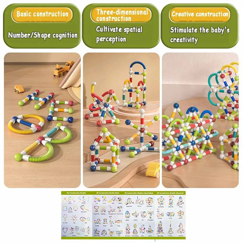 Flexible magnetic tube block