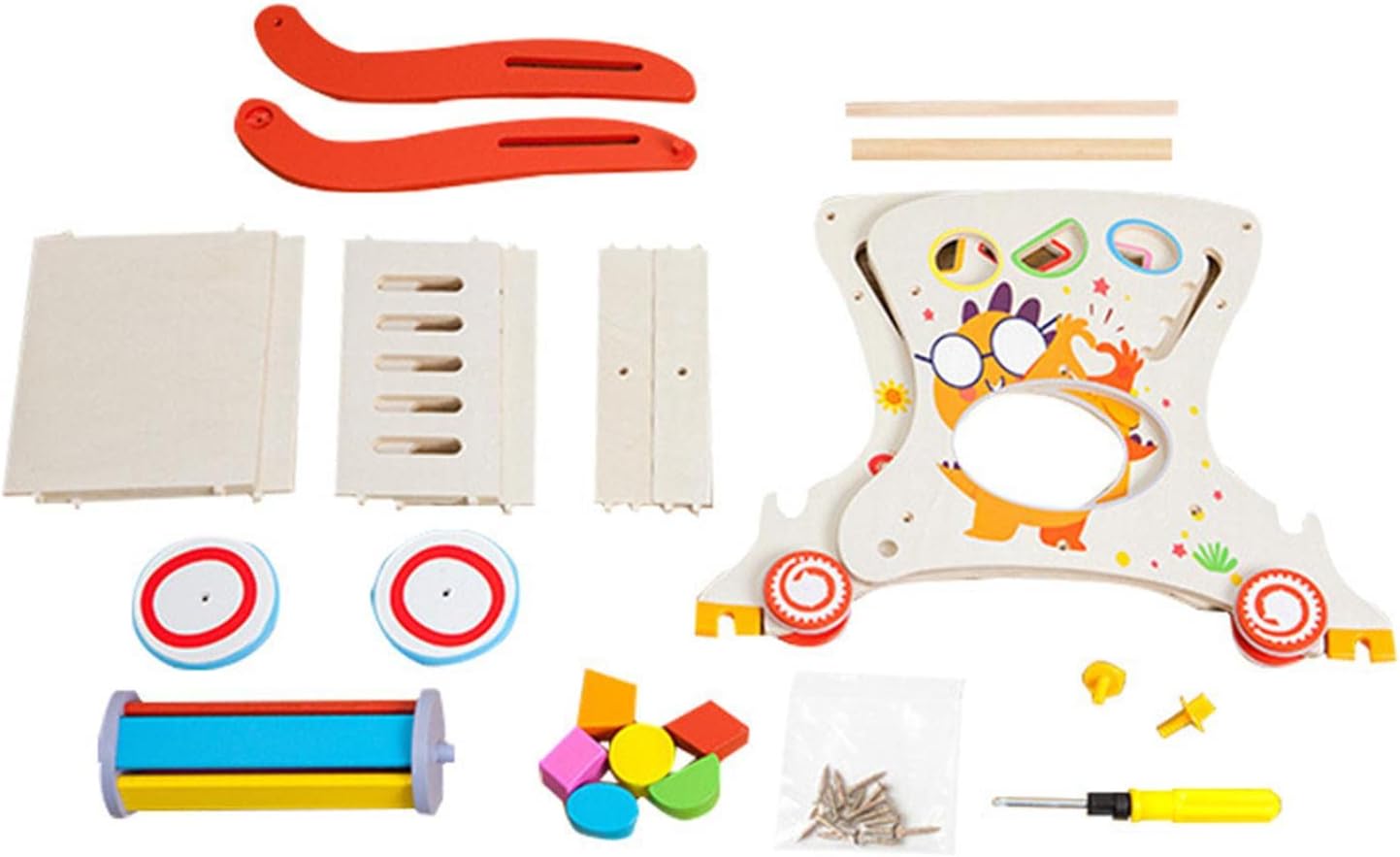 M198 - Wooden Baby Walker & Shopping Cart