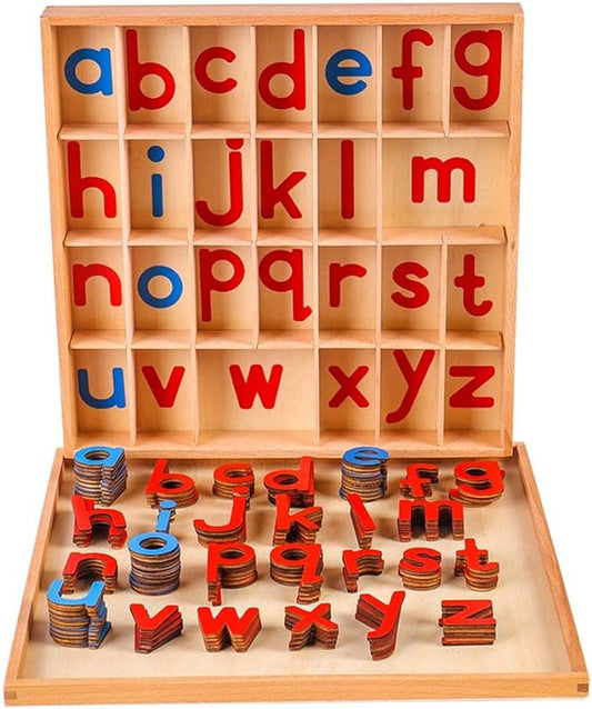 Mo005 - Montessori Wooden Movable Alphabet