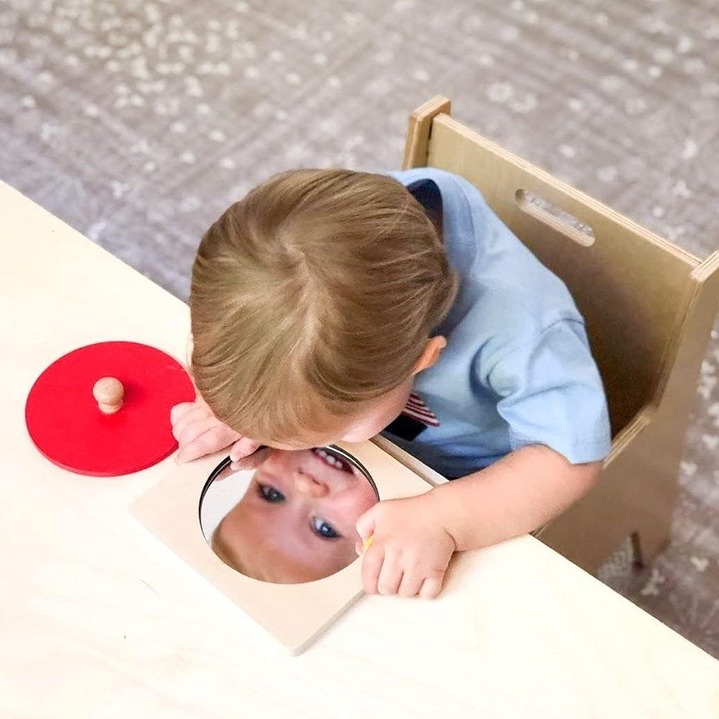 Mo096 - Montessori baby mirror puzzle