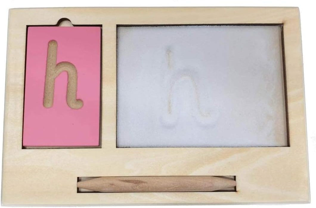 Mo150 - Montessori Mini Grooved Lowercase Letter Tiles Set