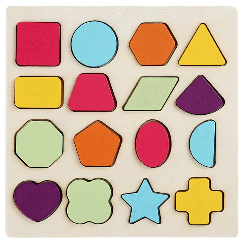 P019 - 15 x 15 cm Wooden Puzzle Boards