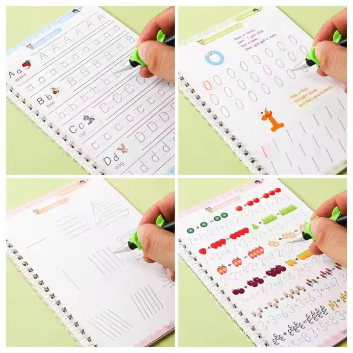 A429 - Magic practice copybook for preschools (set of 4 books)