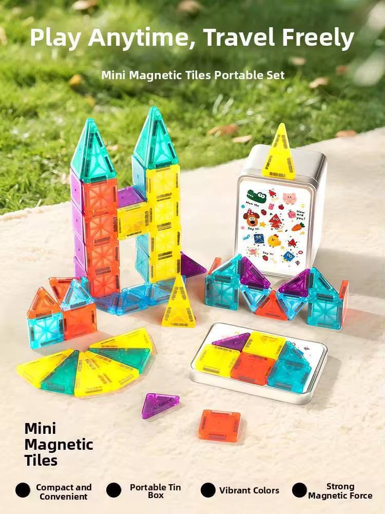 M014 - Mini Magnetic Tiles 56 pcs