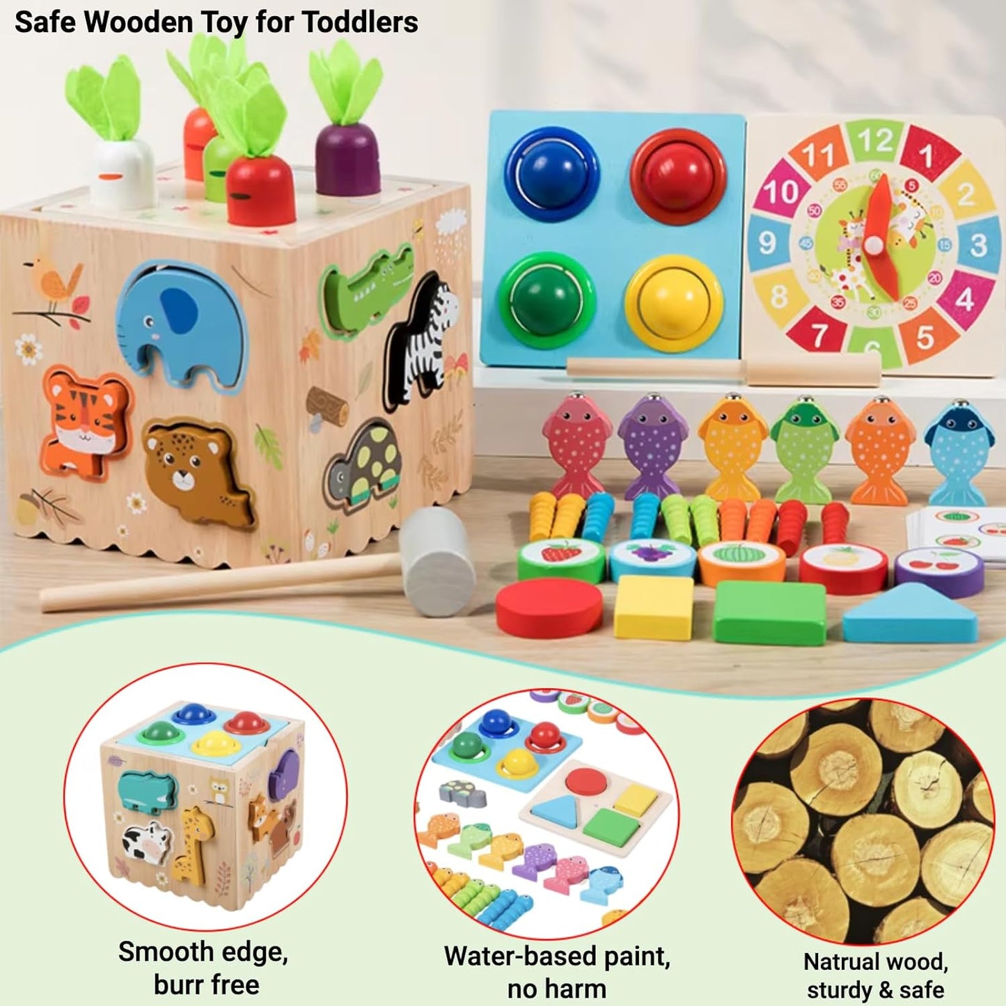 M312 - Multi-function 8 in 1 activity cube