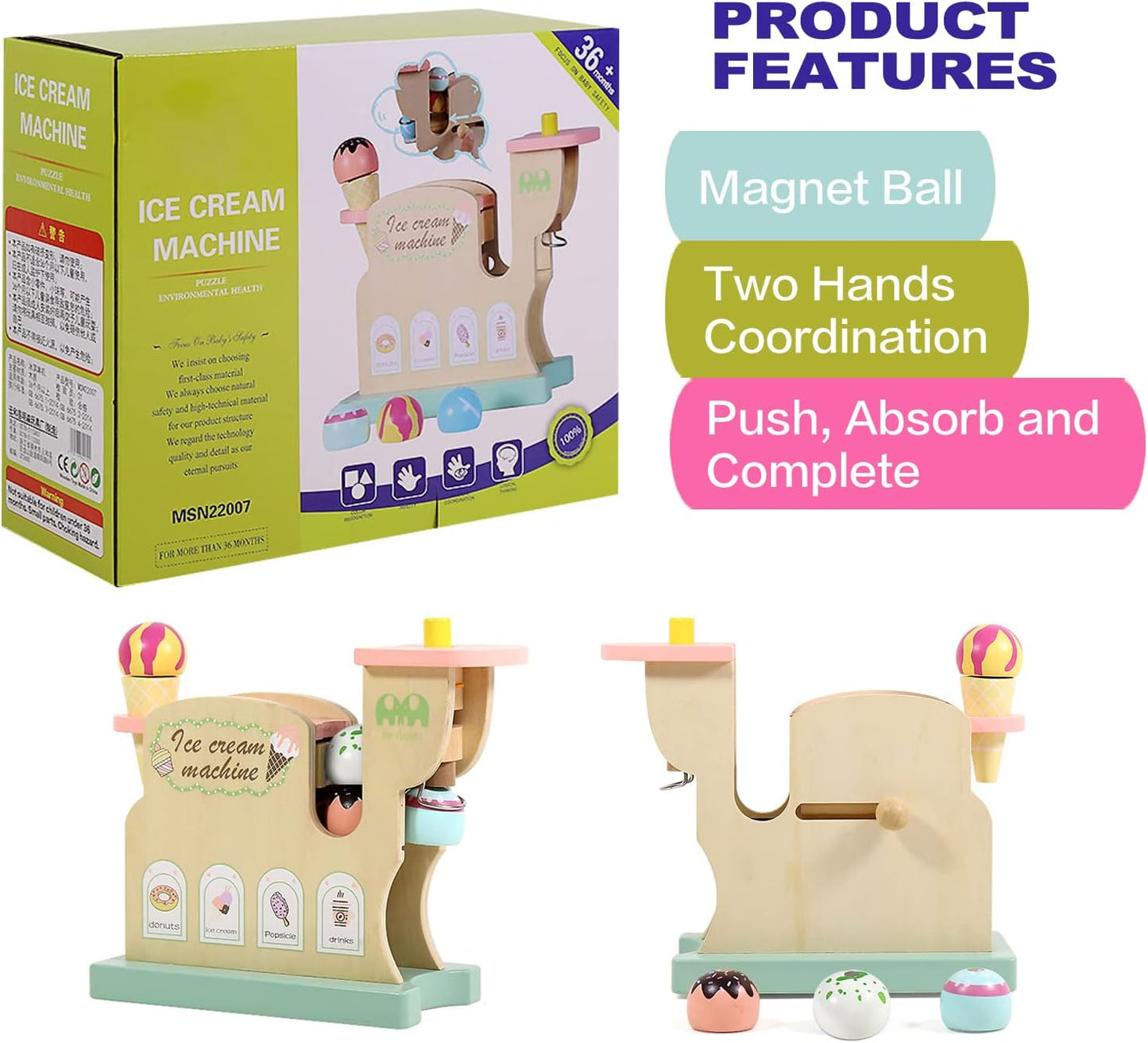 M252 - Wooden Ice cream machine