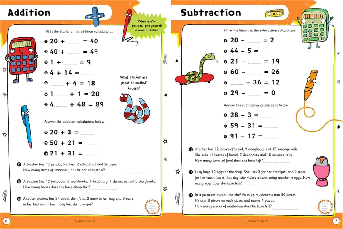 A317 - Help with homework: 7+ Math