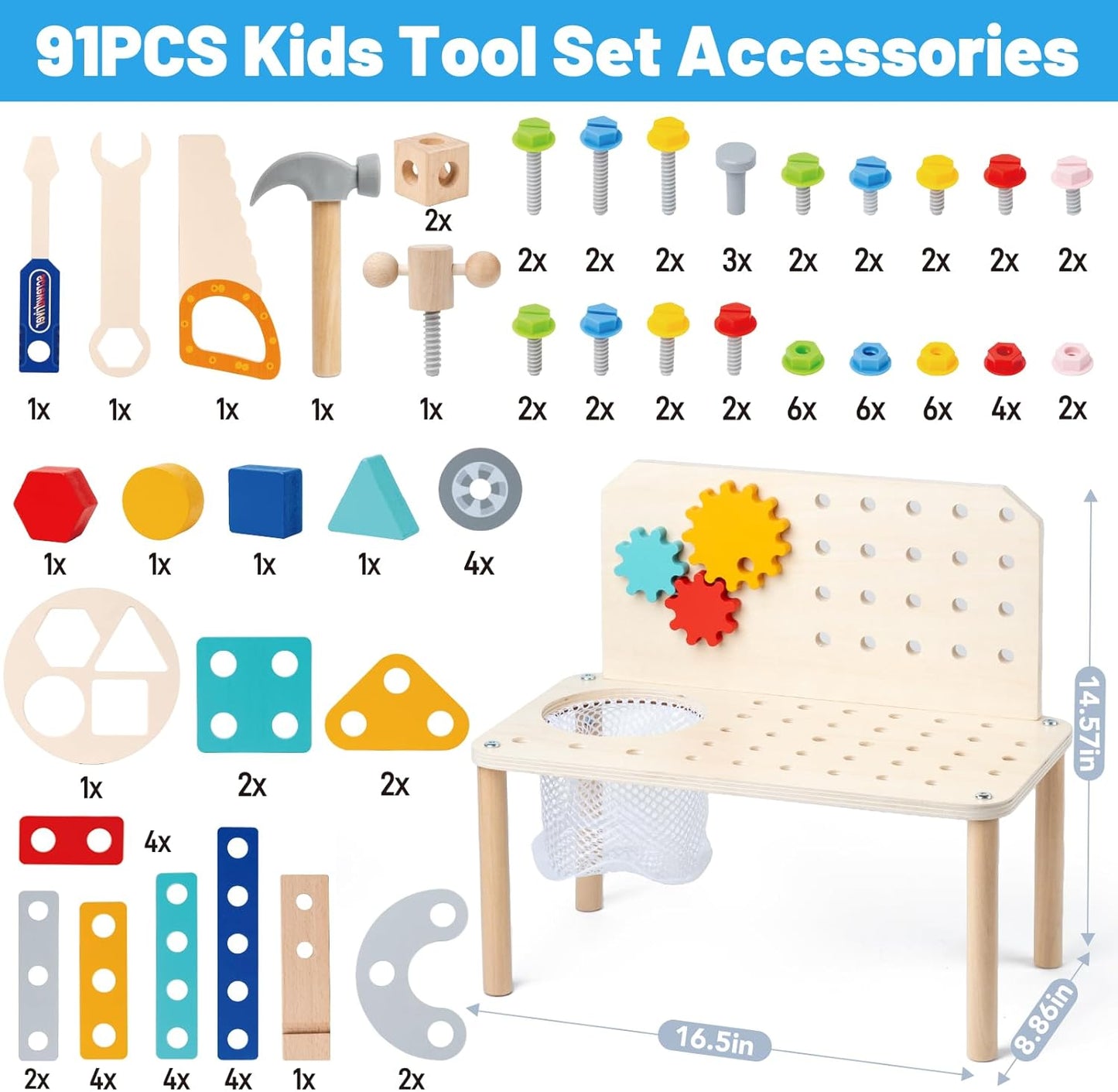 M334 - Kids tool set 37 x 42 cm