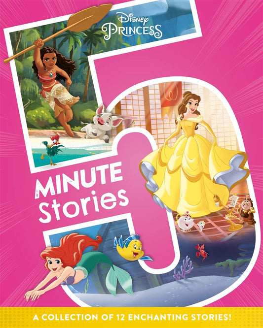 S267 - Disney Princess 5 Minute Stories (12 enchangting stories)