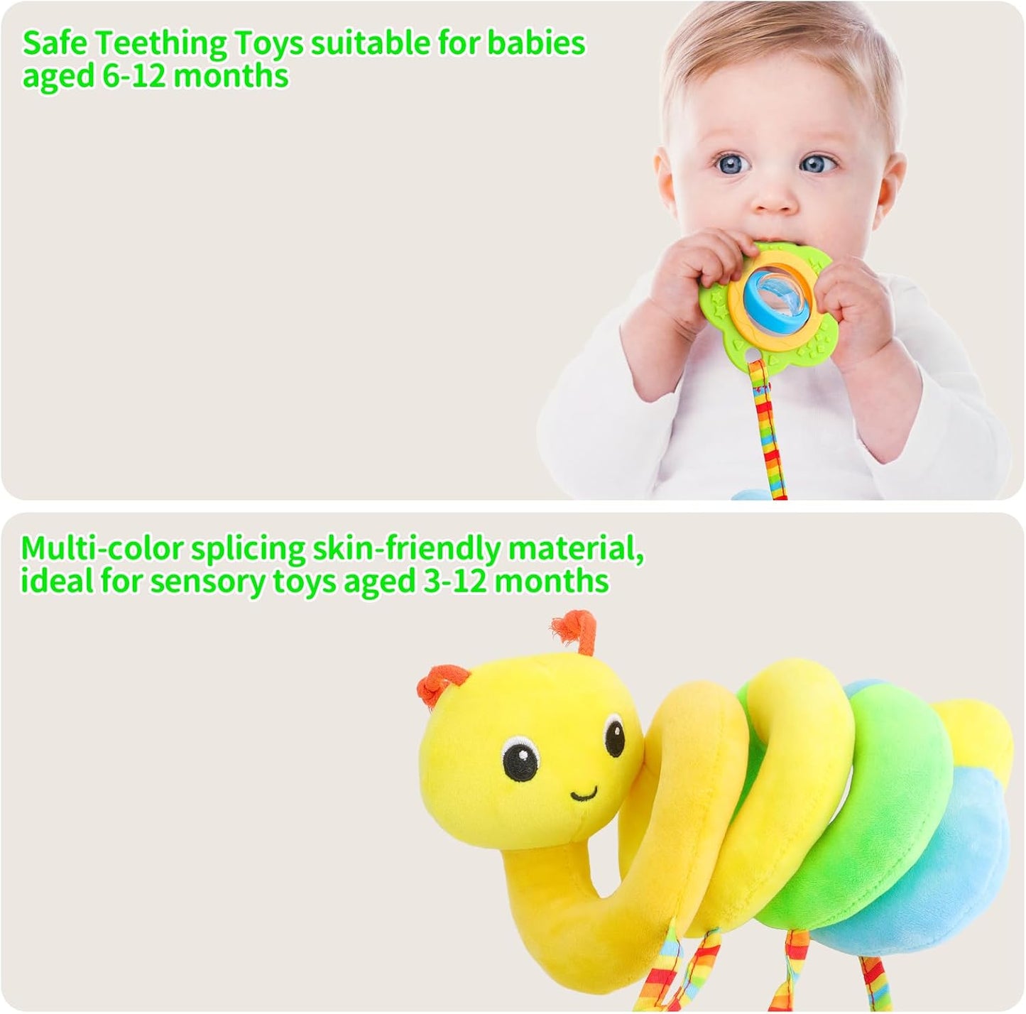 B027 - Crib spiral hanging soft baby toy
