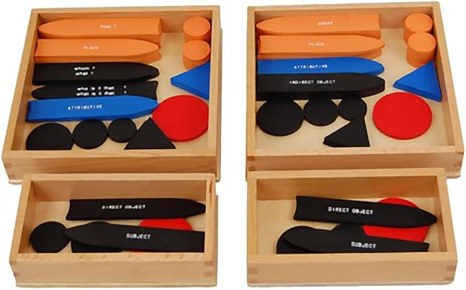 Mo102 - Montessori sentence analysis set