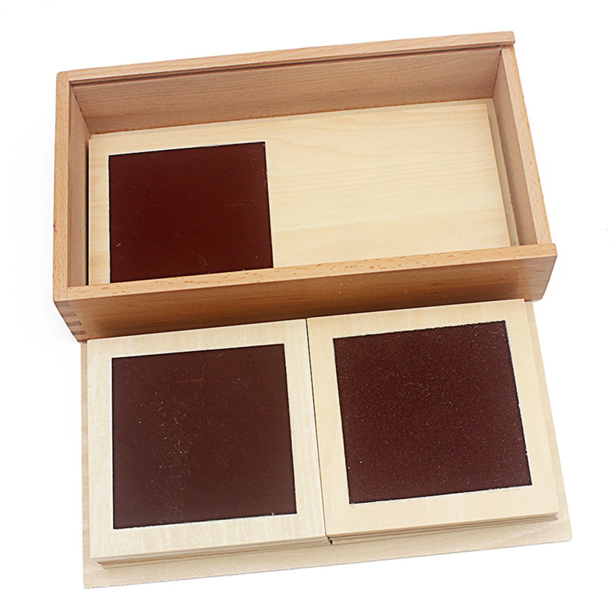 Mo028 - Montessori Sensorial Rough and Smooth Boards