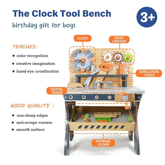 M254 - Clock tool table 54 x 40 cm (FREE DELIVERY)