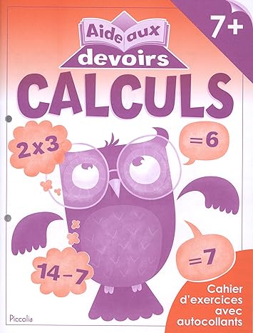 A251 - Aide aux devoirs - Calculs 7+