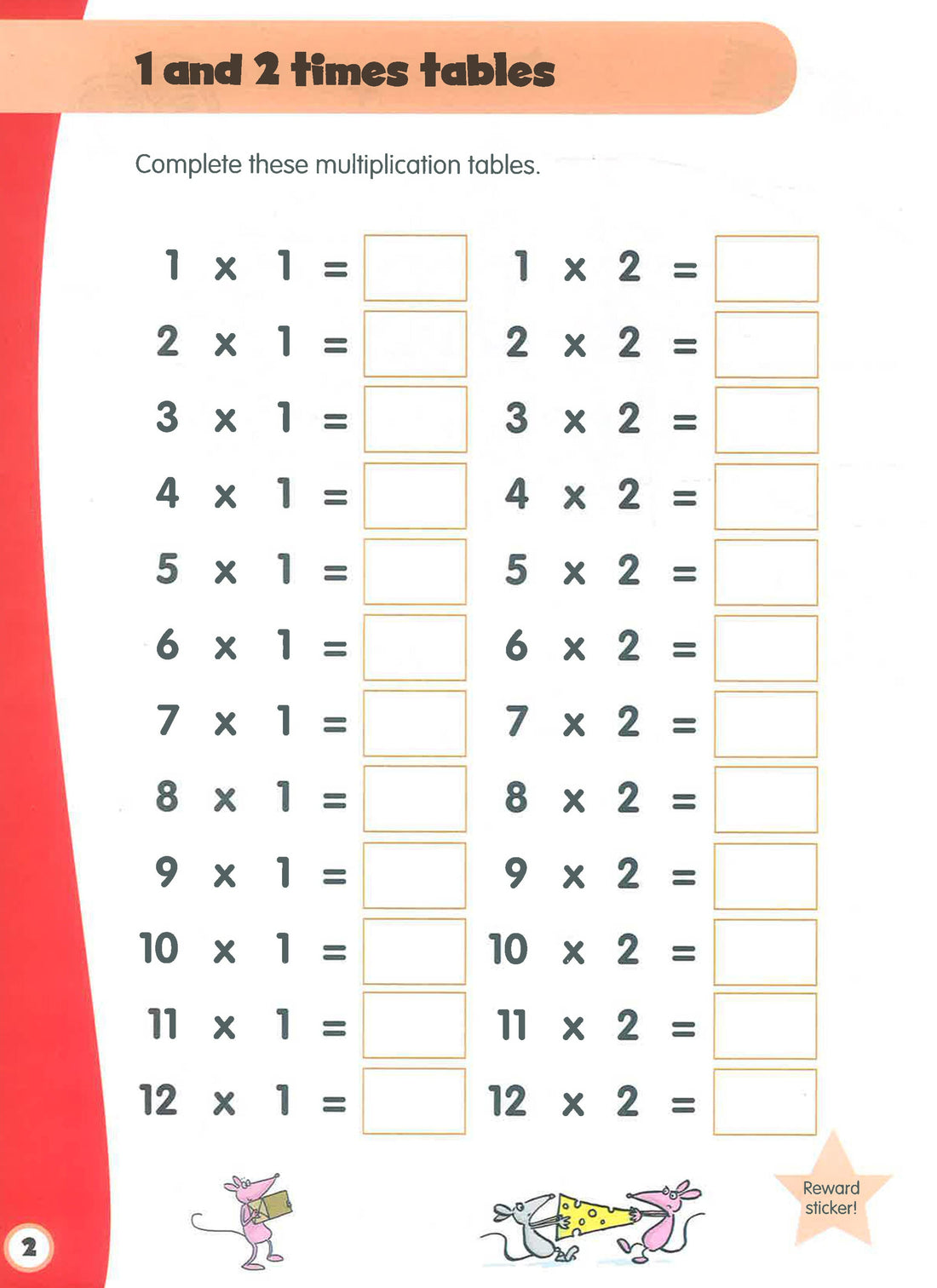 A009 - Help With Homework -  Time Tables 7+
