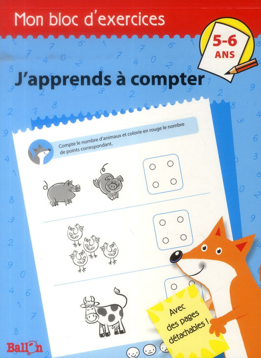 A377 - Mon bloc d'exercices - J'apprends a compter