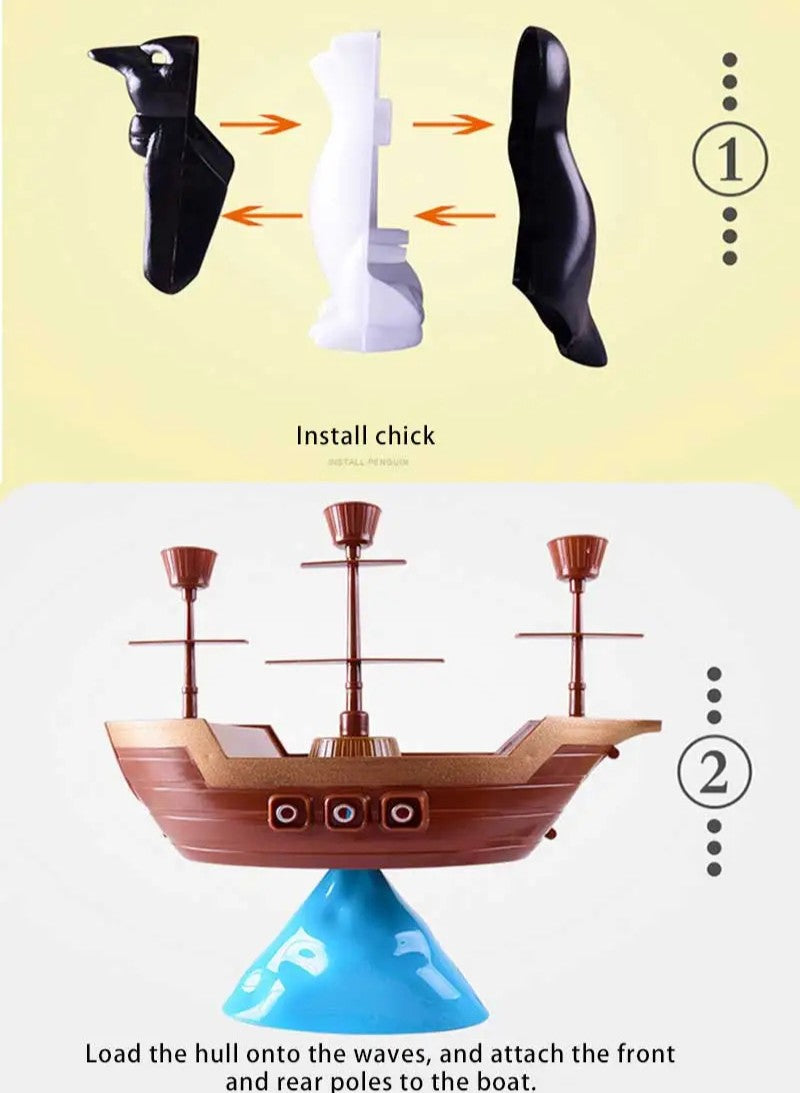 G089 - Pirate boat balancing game
