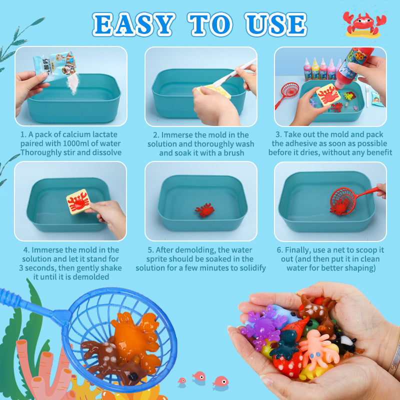 Magic gel water pets