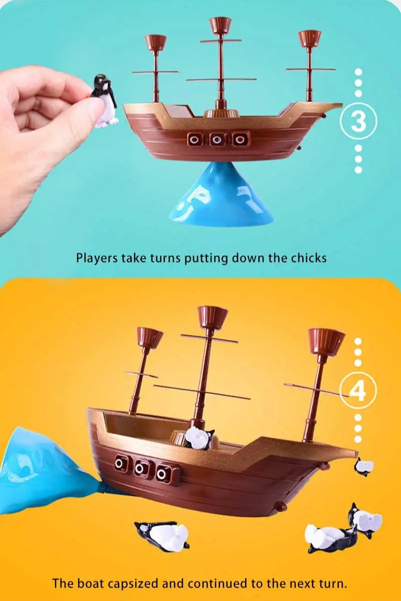 G089 - Pirate boat balancing game