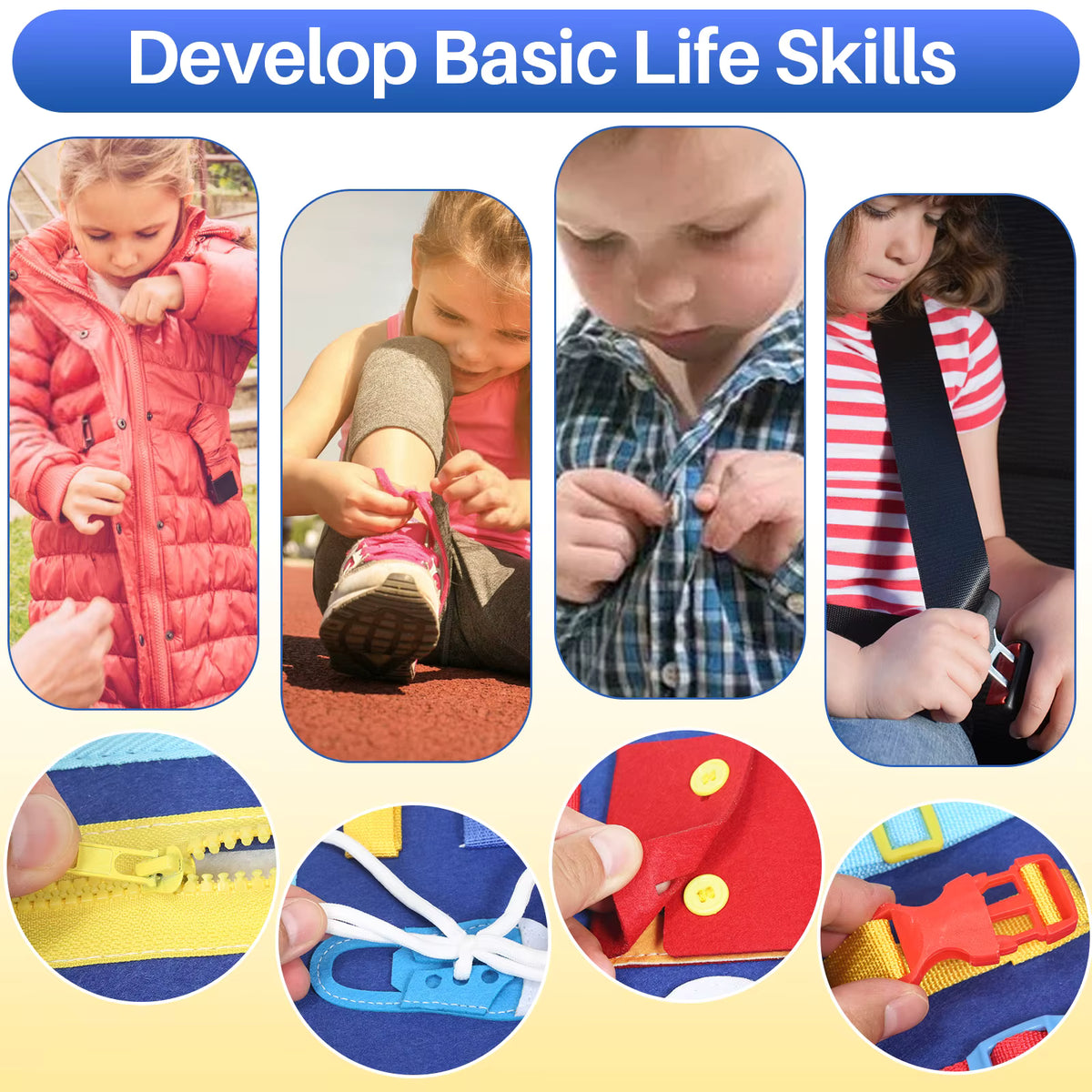 M028 - Felt Busy Board Book