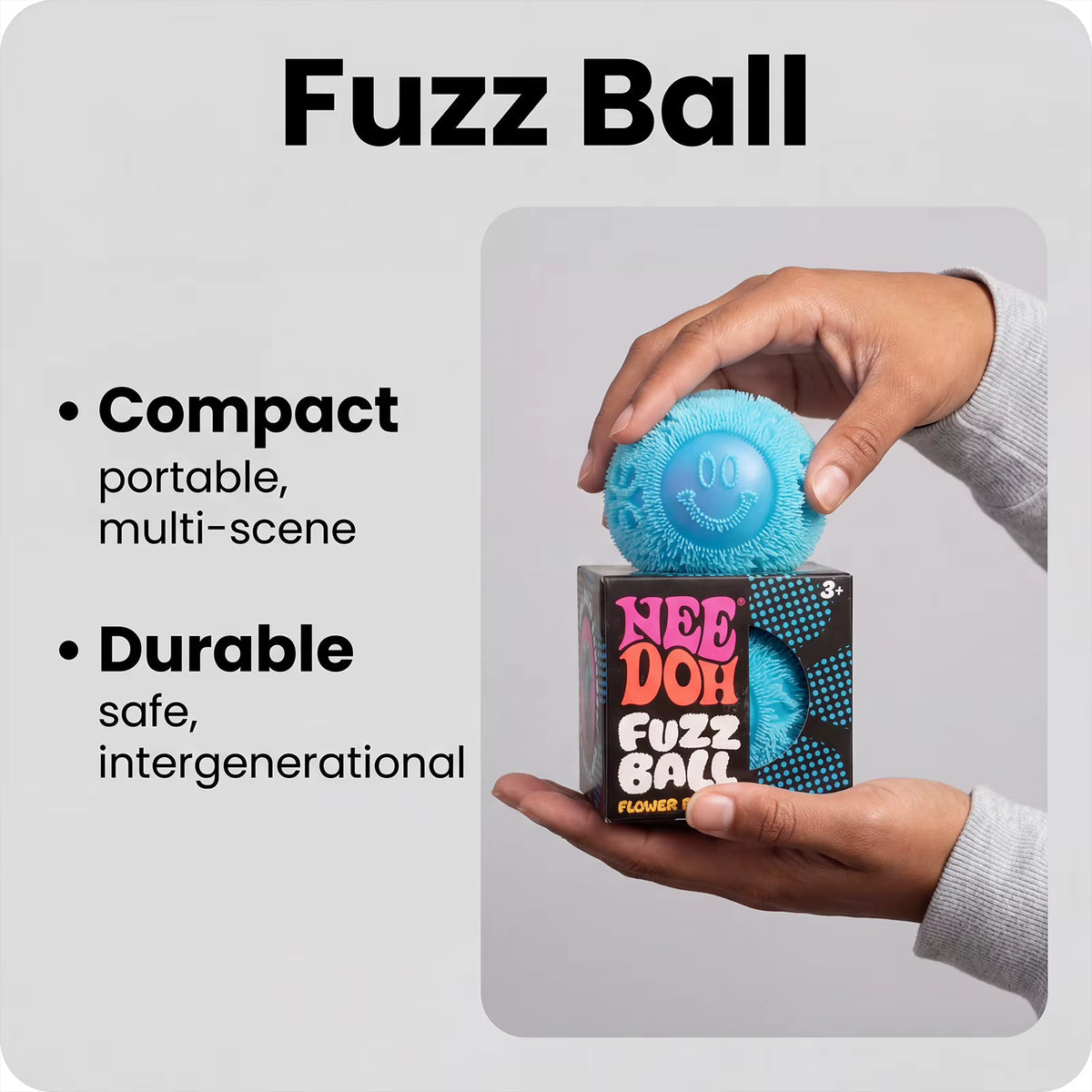 X003 - NeeDoh Fuzz Ball (Buy 4 get 1 FREE)