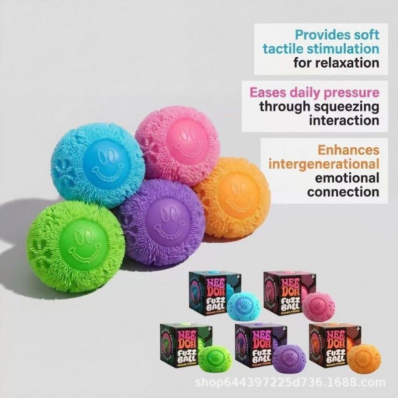X003 - NeeDoh Fuzz Ball (Buy 4 get 1 FREE)