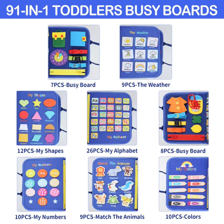 M011 - Felt Busy Board Book